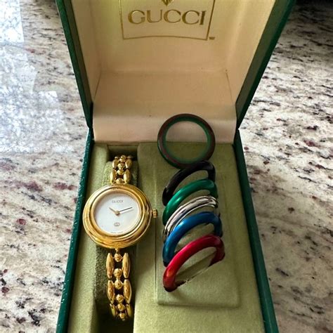 gucci bexel watch|Gucci bezel watch vintage.